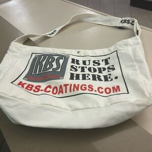 KBS Coatings White Canvas Tote clean! Fashionable